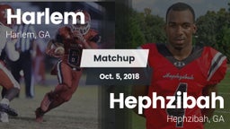 Matchup: Harlem  vs. Hephzibah  2018