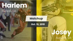 Matchup: Harlem  vs. Josey  2018