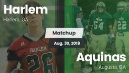 Matchup: Harlem  vs. Aquinas  2019