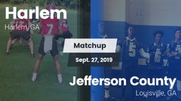 Matchup: Harlem  vs. Jefferson County  2019