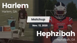 Matchup: Harlem  vs. Hephzibah  2020
