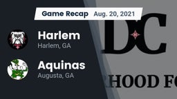 Recap: Harlem  vs. Aquinas  2021