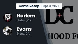 Recap: Harlem  vs. Evans  2021