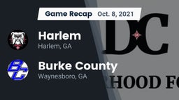 Recap: Harlem  vs. Burke County  2021