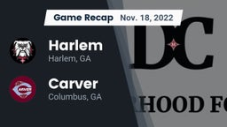 Recap: Harlem  vs. Carver  2022