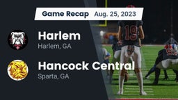 Recap: Harlem  vs. Hancock Central  2023
