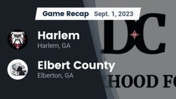 Recap: Harlem  vs. Elbert County  2023