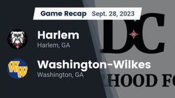 Recap: Harlem  vs. Washington-Wilkes  2023