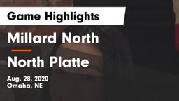 Millard North   vs North Platte  Game Highlights - Aug. 28, 2020
