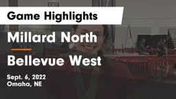 Millard North   vs Bellevue West  Game Highlights - Sept. 6, 2022