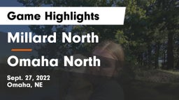 Millard North   vs Omaha North Game Highlights - Sept. 27, 2022