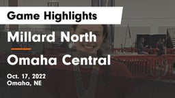 Millard North   vs Omaha Central  Game Highlights - Oct. 17, 2022