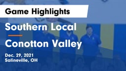 Southern Local  vs Conotton Valley  Game Highlights - Dec. 29, 2021