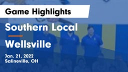 Southern Local  vs Wellsville  Game Highlights - Jan. 21, 2022