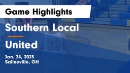 Southern Local  vs United  Game Highlights - Jan. 24, 2023