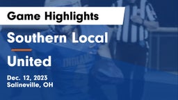 Southern Local  vs United  Game Highlights - Dec. 12, 2023