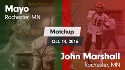 Matchup: Mayo  vs. John Marshall  2016