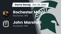 Recap: Rochester Mayo  vs. John Marshall  2020