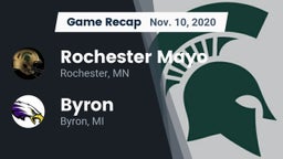 Recap: Rochester Mayo  vs. Byron  2020