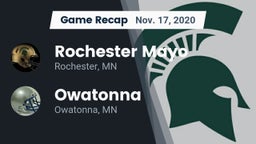 Recap: Rochester Mayo  vs. Owatonna  2020