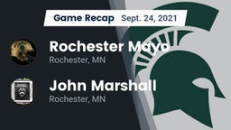 Recap: Rochester Mayo  vs. John Marshall  2021