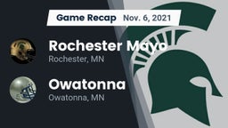 Recap: Rochester Mayo  vs. Owatonna  2021