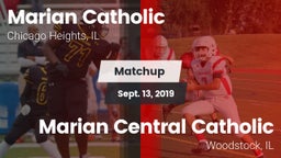 Matchup: Marian Catholic vs. Marian Central Catholic  2019