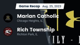 Recap: Marian Catholic  vs. Rich Township  2023