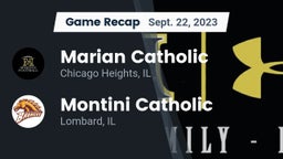 Recap: Marian Catholic  vs. Montini Catholic  2023