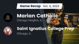 Recap: Marian Catholic  vs. Saint Ignatius College Prep 2023