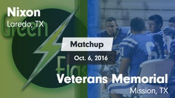 Matchup: Nixon  vs. Veterans Memorial  2016