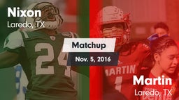 Matchup: Nixon  vs. Martin  2016