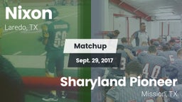 Matchup: Nixon  vs. Sharyland Pioneer  2017