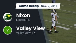 Recap: Nixon  vs. Valley View  2017