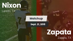 Matchup: Nixon  vs. Zapata  2018