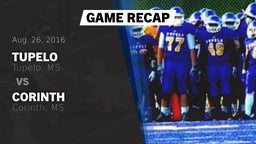 Recap: Tupelo  vs. Corinth  2016