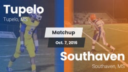 Matchup: Tupelo  vs. Southaven  2016