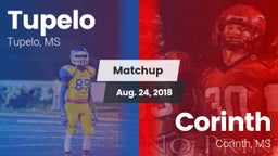 Matchup: Tupelo  vs. Corinth  2018