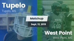 Matchup: Tupelo  vs. West Point  2019