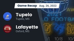 Recap: Tupelo  vs. Lafayette  2022