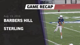 Recap: Barbers Hill  vs. Sterling  2016