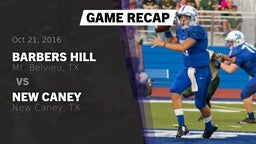 Recap: Barbers Hill  vs. New Caney  2016