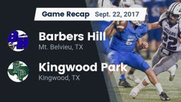 Recap: Barbers Hill  vs. Kingwood Park  2017