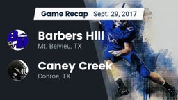 Recap: Barbers Hill  vs. Caney Creek  2017