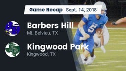Recap: Barbers Hill  vs. Kingwood Park  2018