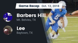 Recap: Barbers Hill  vs. Lee  2018