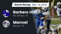 Recap: Barbers Hill  vs. Manvel  2018