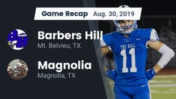 Recap: Barbers Hill  vs. Magnolia  2019