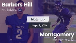 Matchup: Barbers Hill High vs. Montgomery  2019