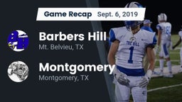 Recap: Barbers Hill  vs. Montgomery  2019